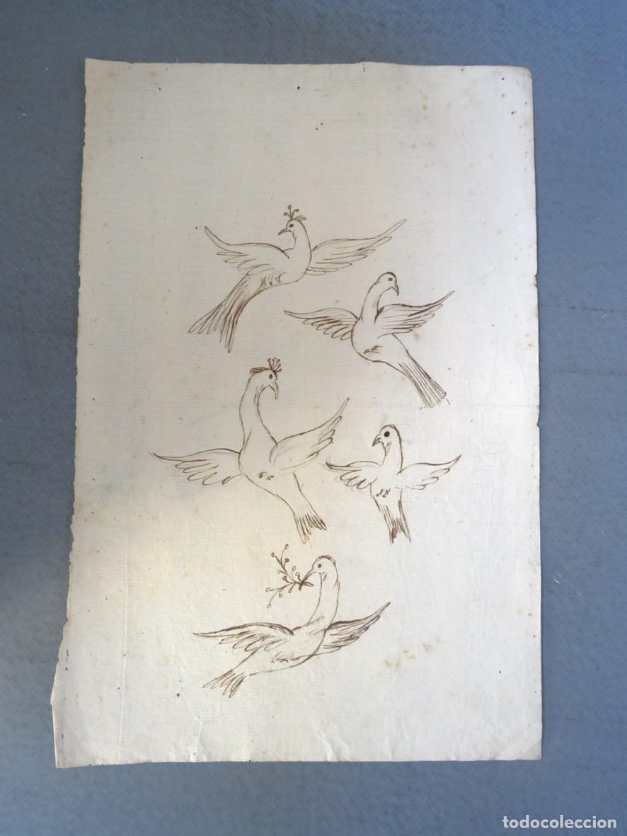 Otros objetos de arte: DIBUJO ORIGINAL SIGLO XVII. BOCETO - Foto 1