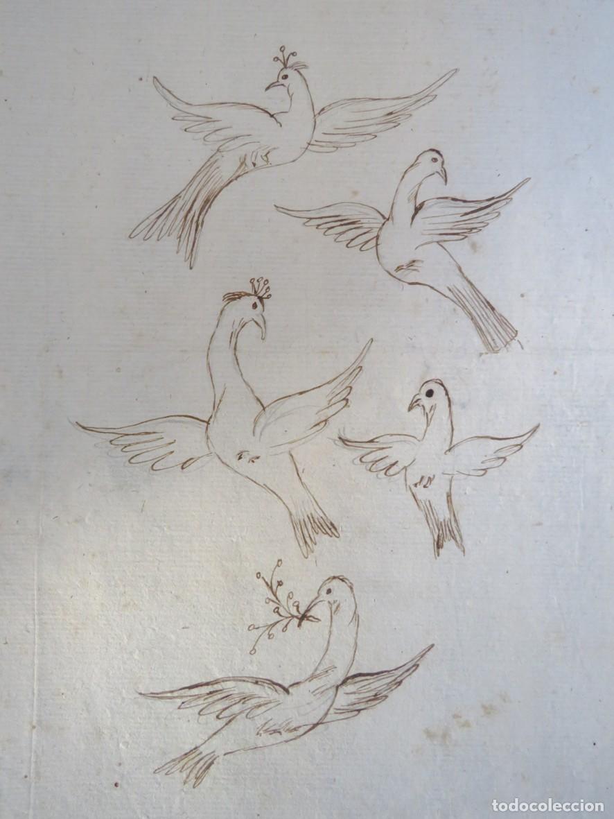 Otros objetos de arte: DIBUJO ORIGINAL SIGLO XVII. BOCETO - Foto 2