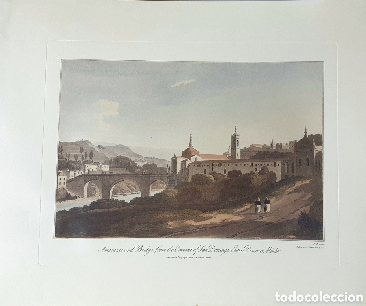 Otros objetos de arte: Amarante (Portugal) - lamina - Foto 1