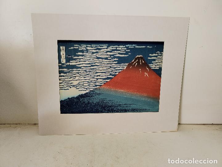 Otros objetos de arte: cuadro red fugi il katsushika - Foto 2