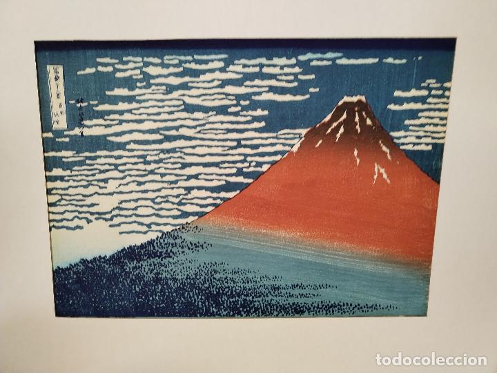 Otros objetos de arte: cuadro red fugi il katsushika - Foto 1
