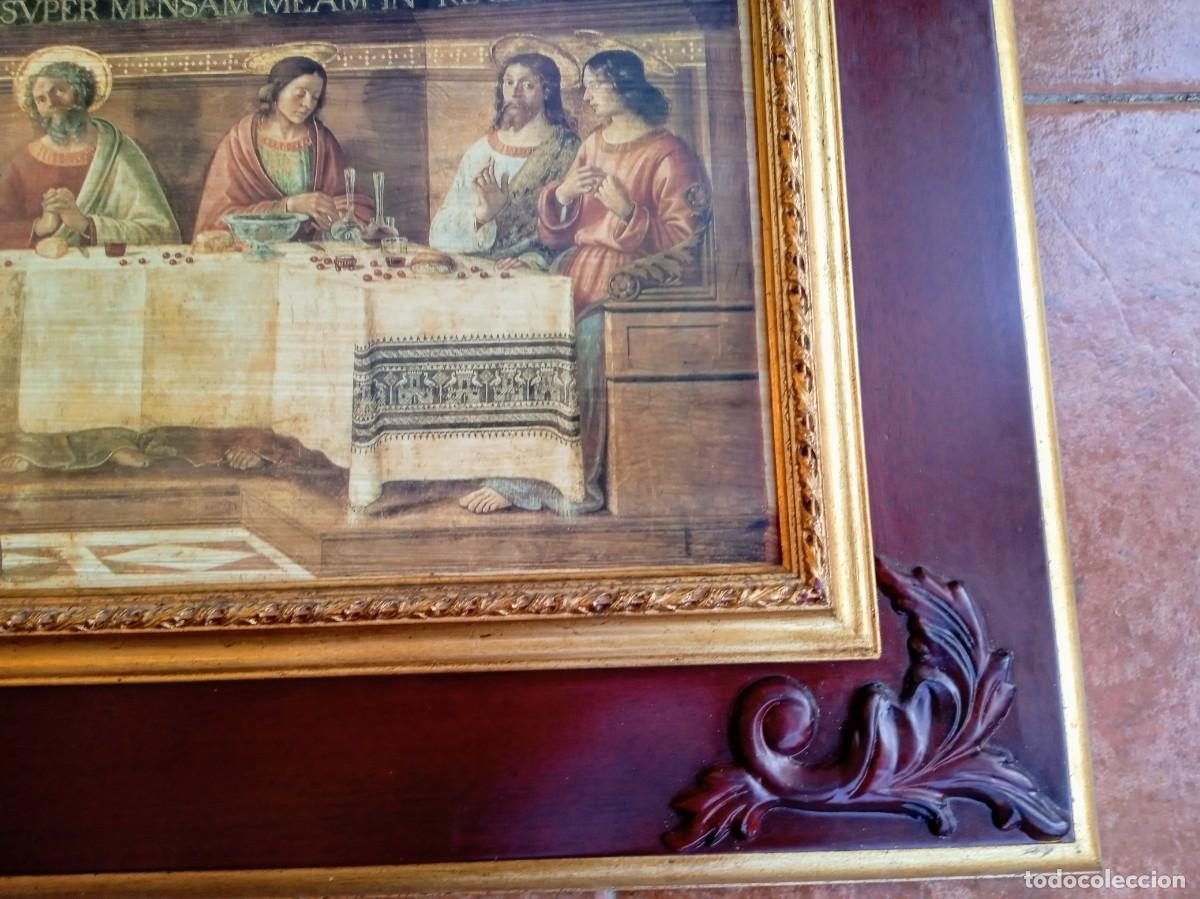 Otros objetos de arte: Cuadro religioso Santa Cena - Foto 3