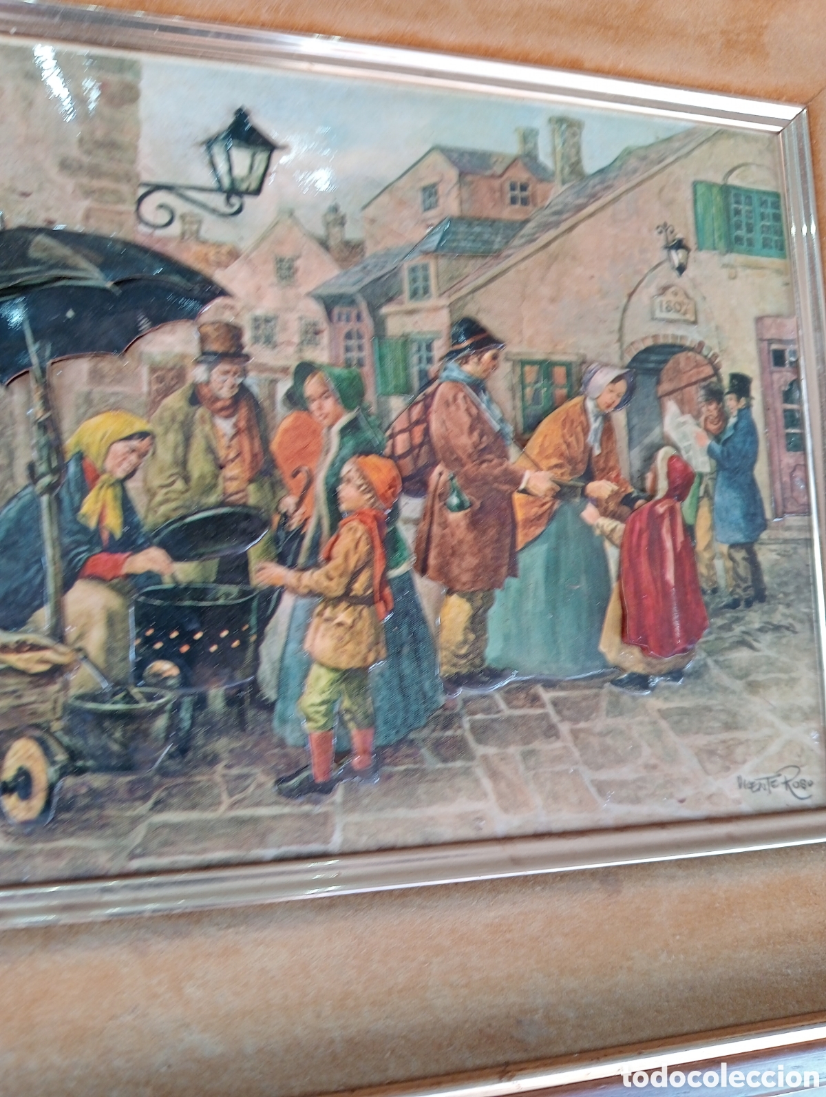 Otros objetos de arte: Cuadro Vicente roso - Foto 4