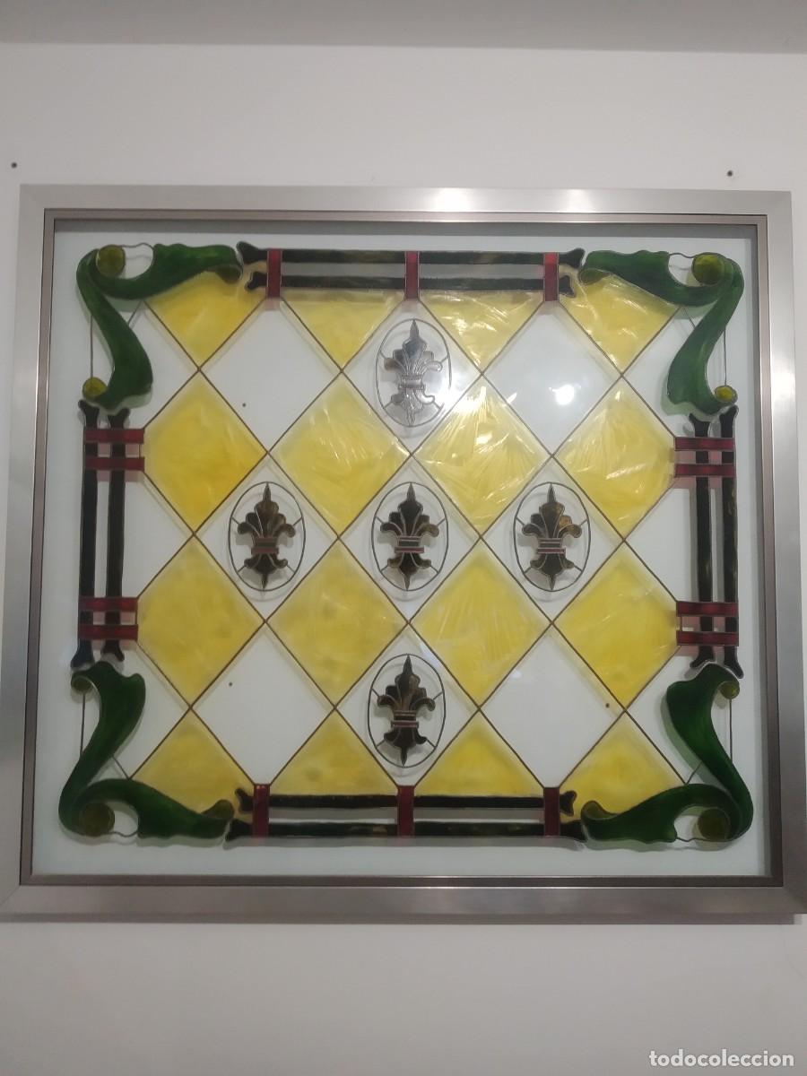 Otros objetos de arte: Cuadro de cristal confeccionado a mano. - Foto 1