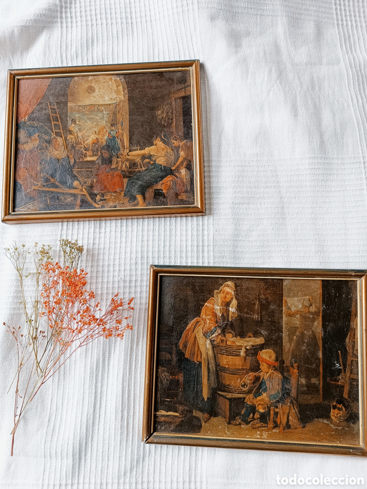 Otros objetos de arte: Preciosos cuadros antiguos - Foto 1