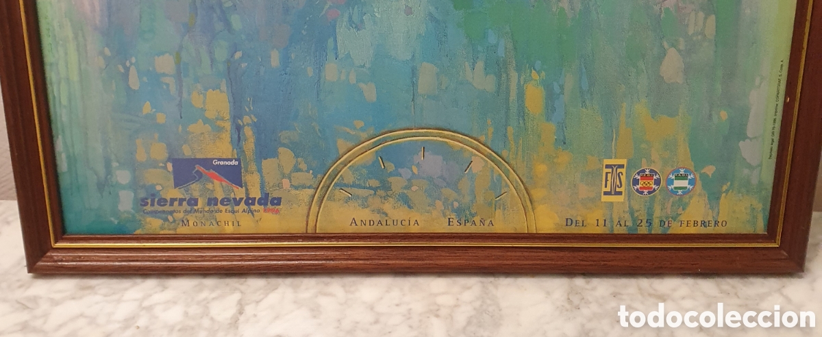 Otros objetos de arte: Cuadro Campeonato Sierra Nevada 1996 - Foto 4