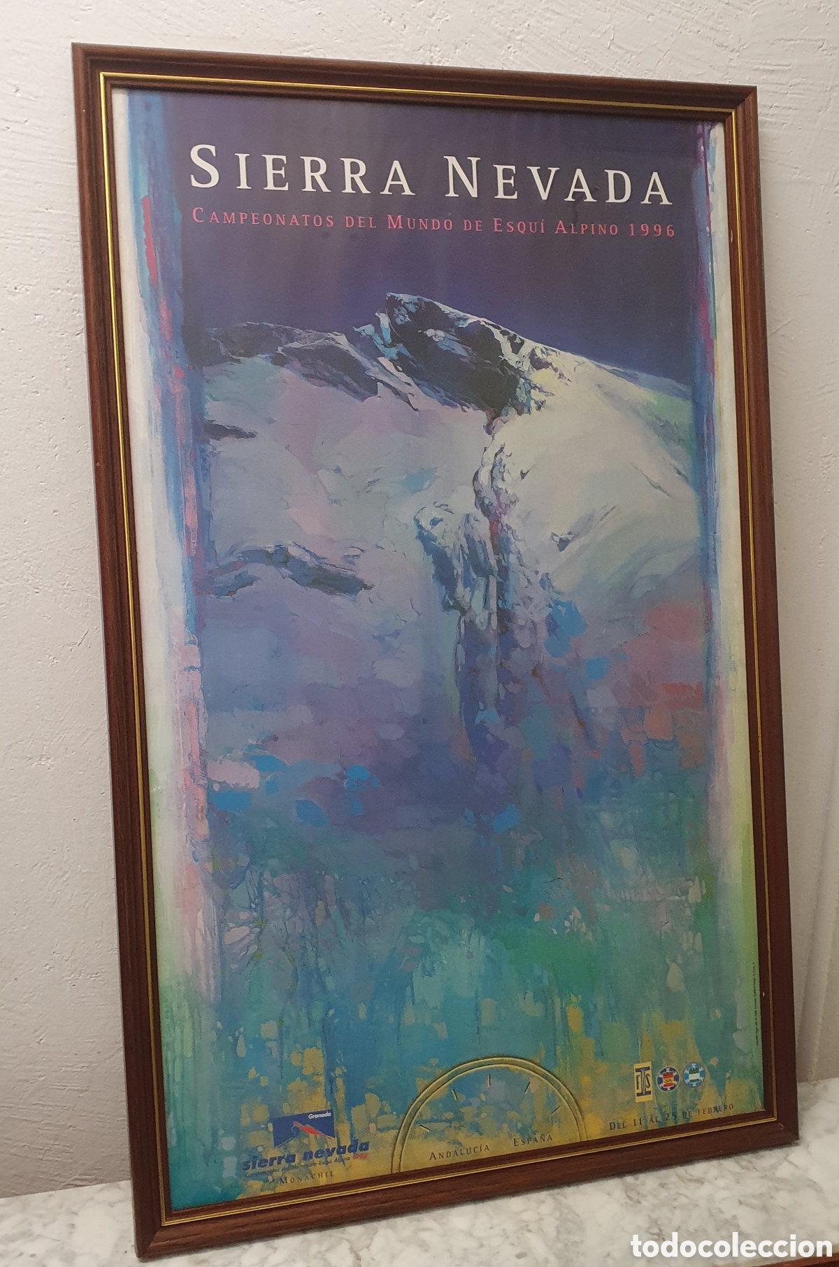 Otros objetos de arte: Cuadro Campeonato Sierra Nevada 1996 - Foto 1