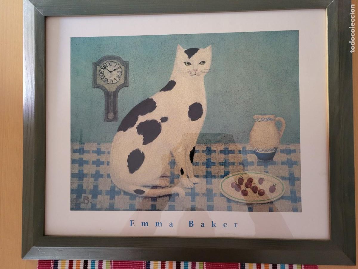 Otros objetos de arte: CUADRO L&Aacute;MINA EMMA BAKER - Foto 1