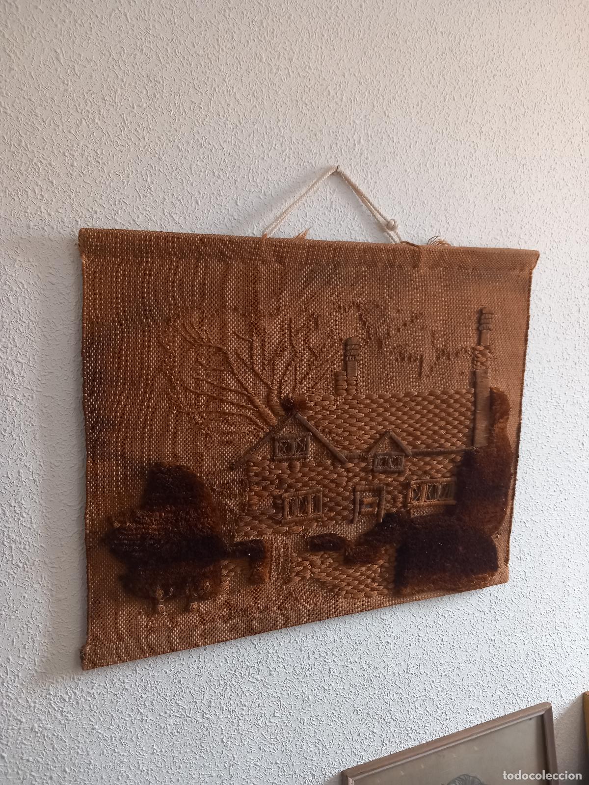 Otros objetos de arte: Precioso cuadro bordado a mano - Foto 5