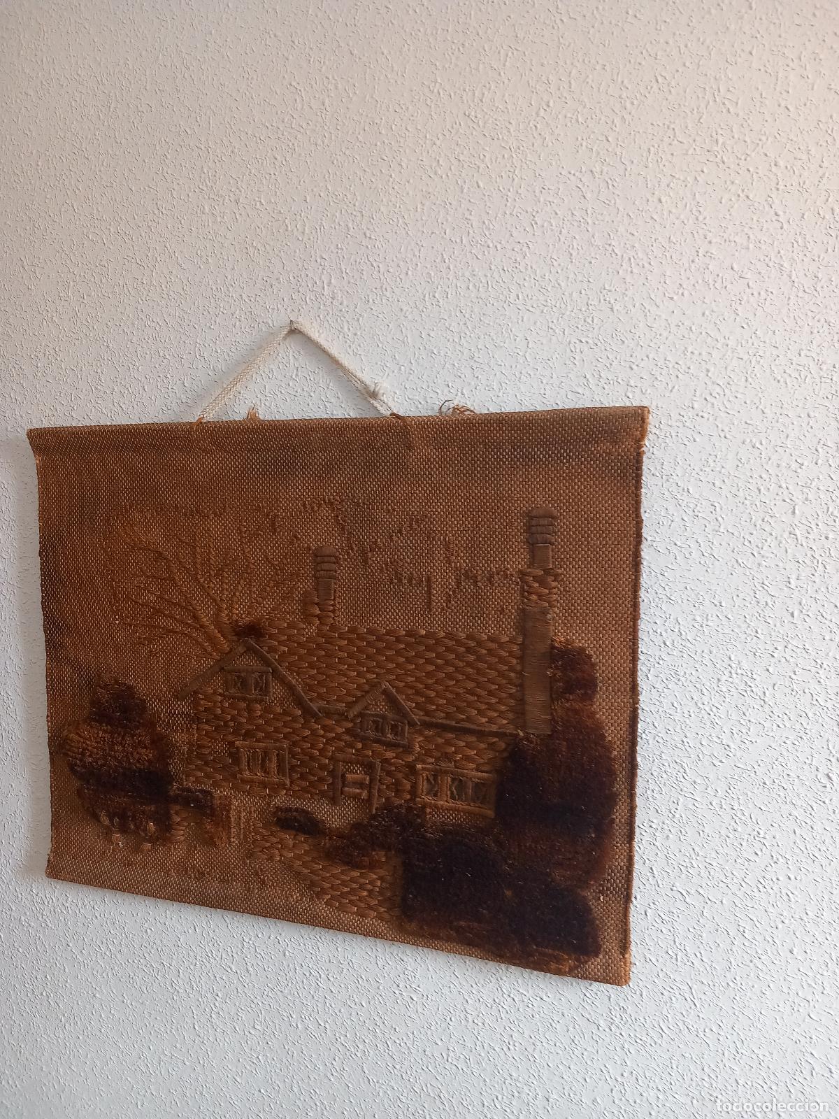 Otros objetos de arte: Precioso cuadro bordado a mano - Foto 6