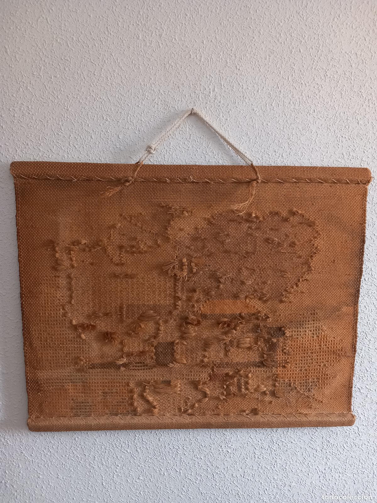 Otros objetos de arte: Precioso cuadro bordado a mano - Foto 7