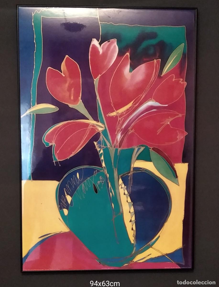 Otros objetos de arte: CUADRO FLORES COLORES VIVOS - Foto 1