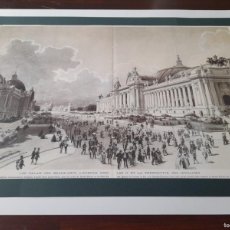 Otros Objetos de Arte: ILUSTRACIÓN PALACIO DE BELLAS ARTES Y PREFECTURA DE LOS INVÁLIDOS EXPO UNIVERSAL PARIS 1889