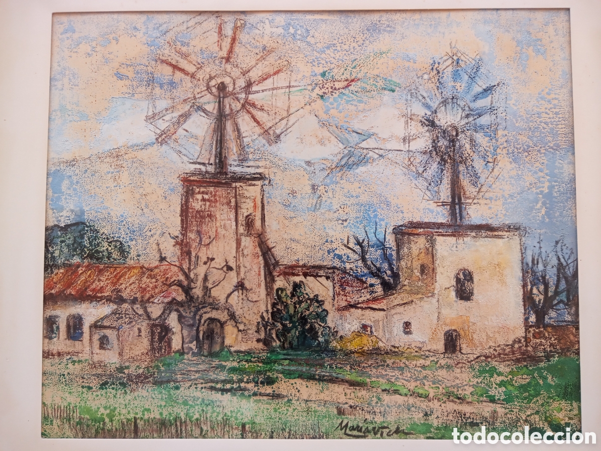 Otros objetos de arte: Mar&iacute;a Vich, t&eacute;cnica mixta sobre papel - Foto 4