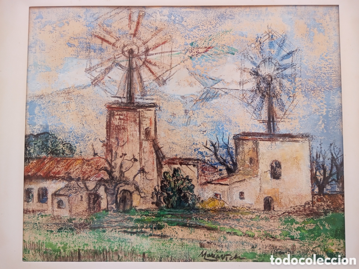 Otros objetos de arte: Mar&iacute;a Vich, t&eacute;cnica mixta sobre papel - Foto 5