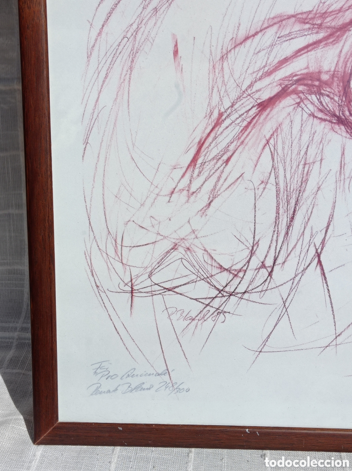 Otros objetos de arte: L&Aacute;MINA ENMARCADA CON DOS CABALLOS - Foto 4