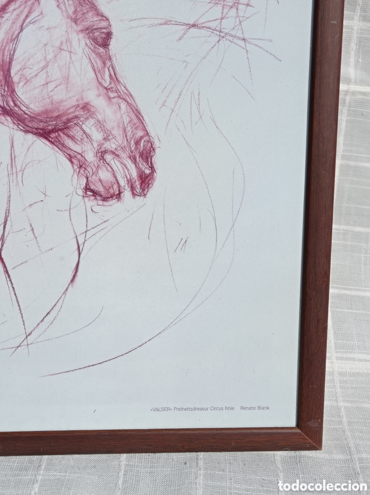 Otros objetos de arte: L&Aacute;MINA ENMARCADA CON DOS CABALLOS - Foto 5