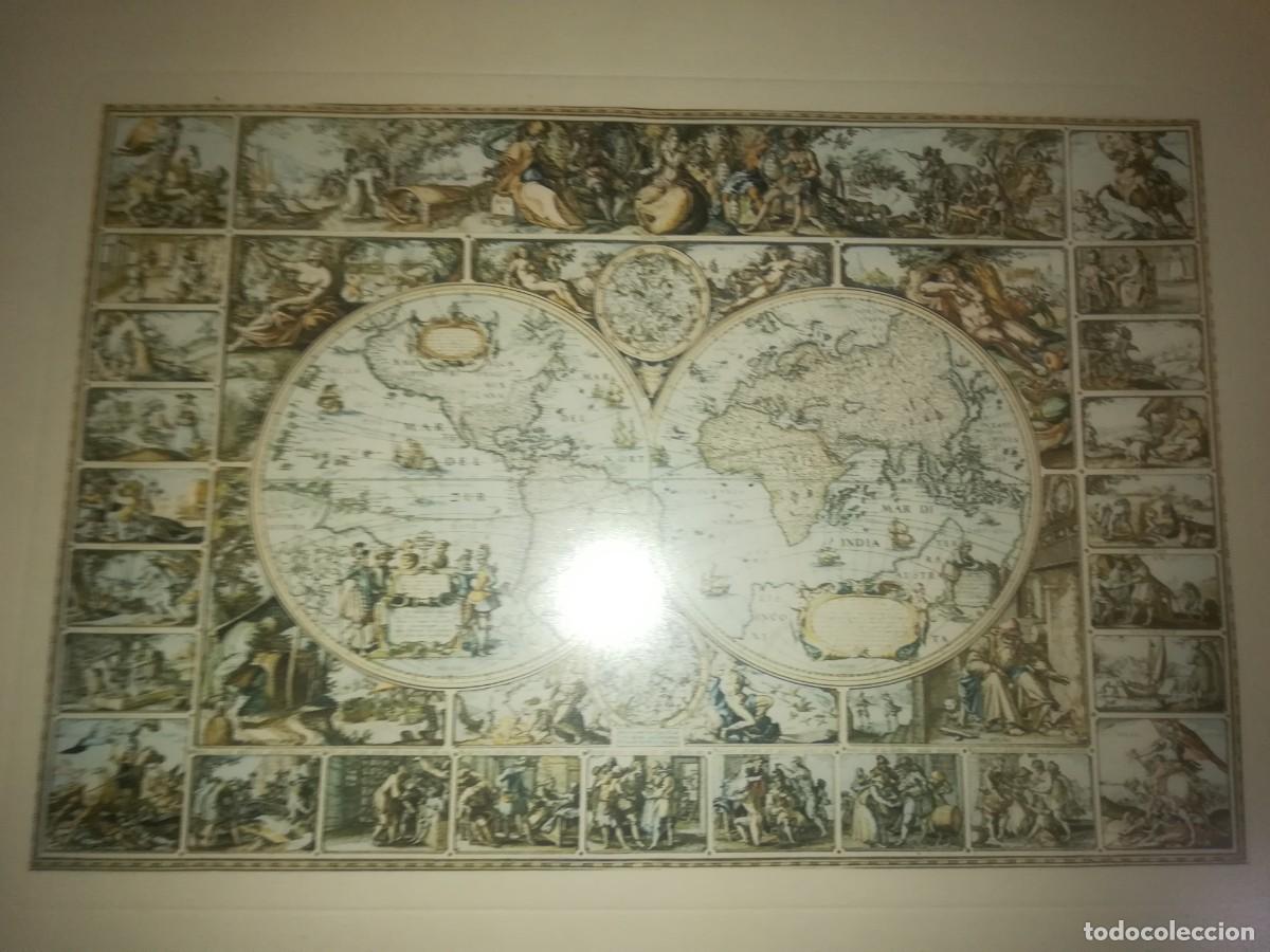 Otros objetos de arte: LAMINA MAPA CON MARCO / 49X37 CM / EVA1 - Foto 2