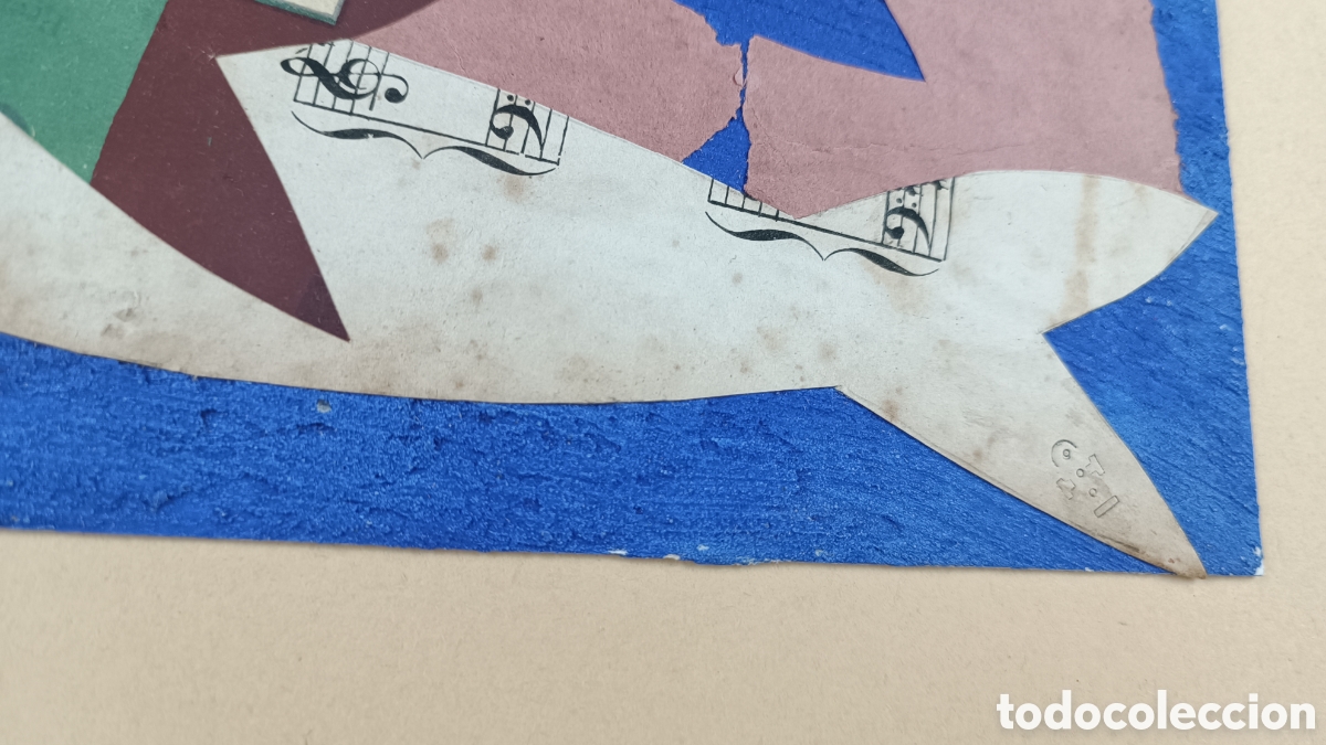 Otros objetos de arte: JUDITH CUNILLERA. COLLAGE. PECES - Foto 7