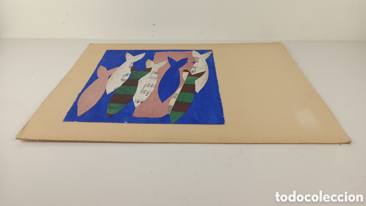 Otros objetos de arte: JUDITH CUNILLERA. COLLAGE. PECES - Foto 10