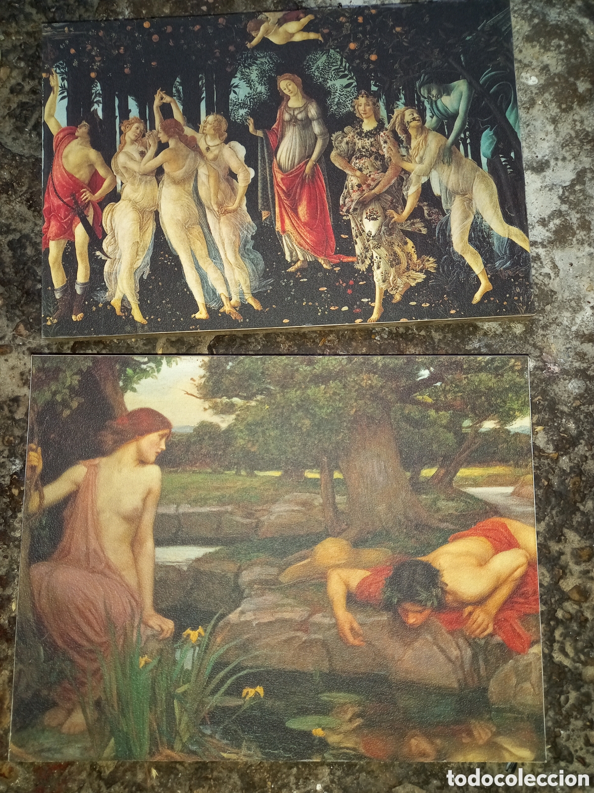 Otros objetos de arte: Cuadros eco y narciso y la primera - Foto 3