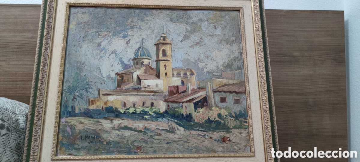 Otros objetos de arte: Cuadro F.Navarro - Foto 1