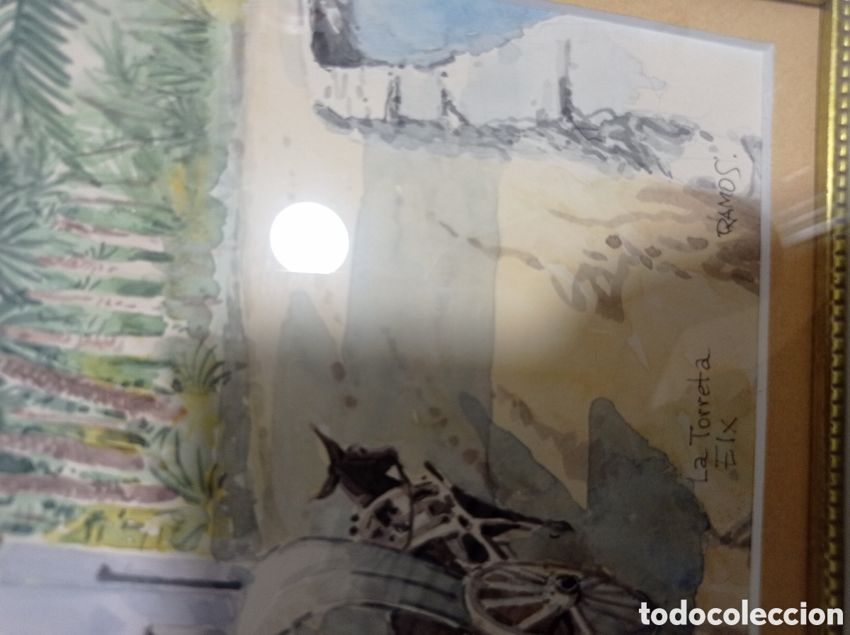 Otros objetos de arte: Cuadro La Torreta Elche - Foto 2