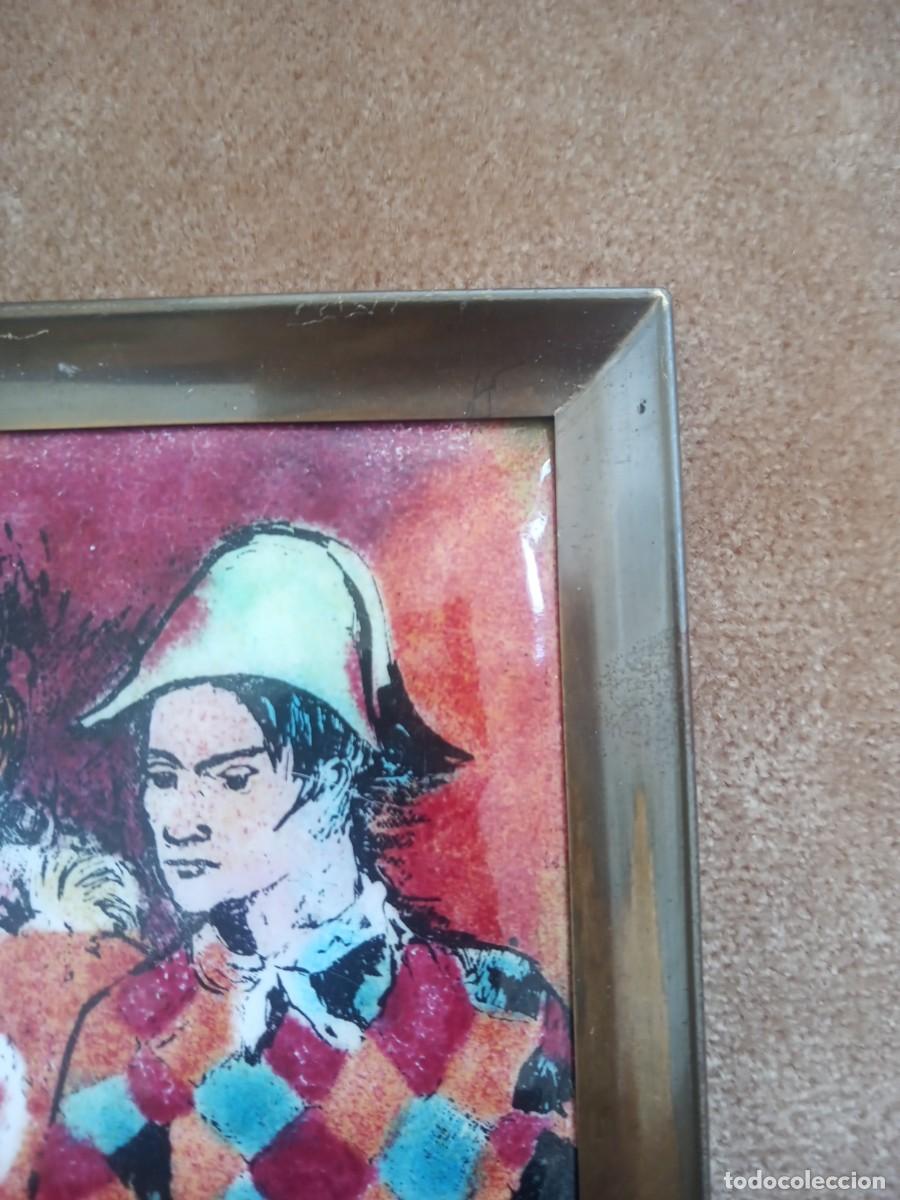 Otros objetos de arte: BONITO ESMALTEDE PICASO ANTIGUO - Foto 5