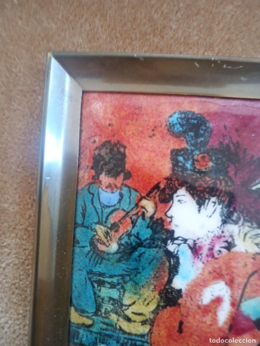 Otros objetos de arte: BONITO ESMALTEDE PICASO ANTIGUO - Foto 6