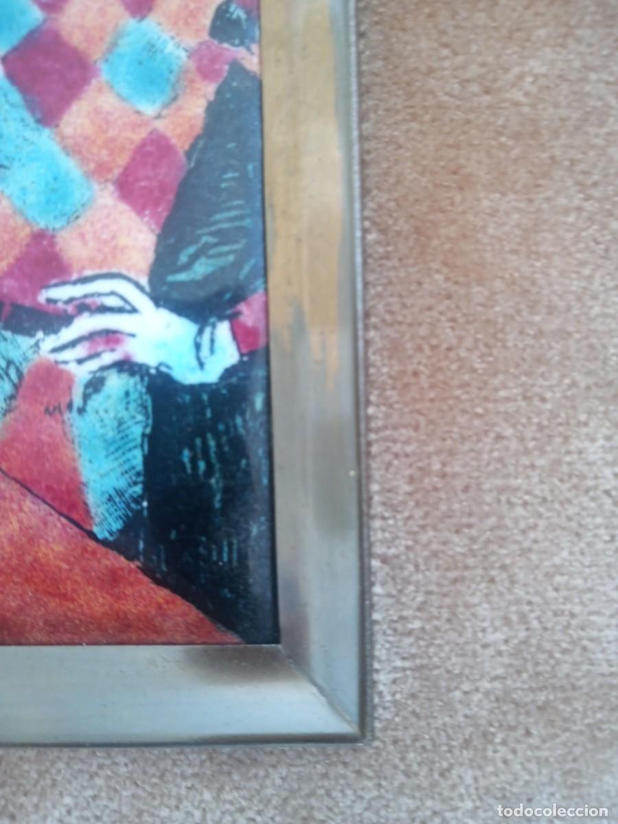 Otros objetos de arte: BONITO ESMALTEDE PICASO ANTIGUO - Foto 8