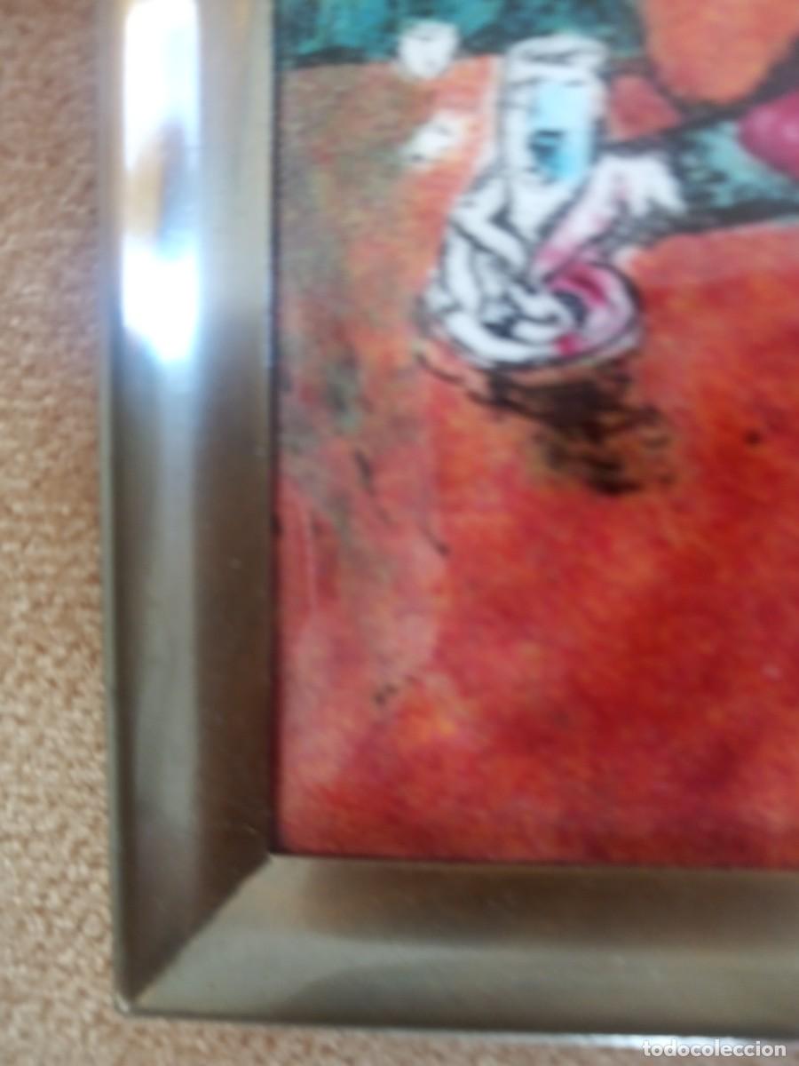 Otros objetos de arte: BONITO ESMALTEDE PICASO ANTIGUO - Foto 9
