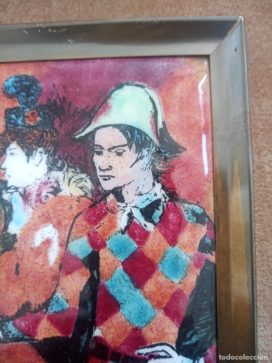Otros objetos de arte: BONITO ESMALTEDE PICASO ANTIGUO - Foto 11