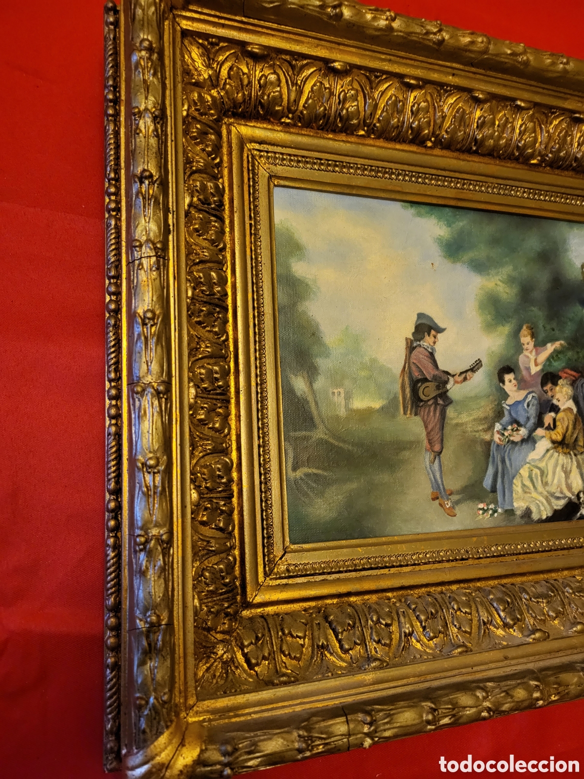 Otros objetos de arte: Marco antiguo de madera maciza - Foto 2