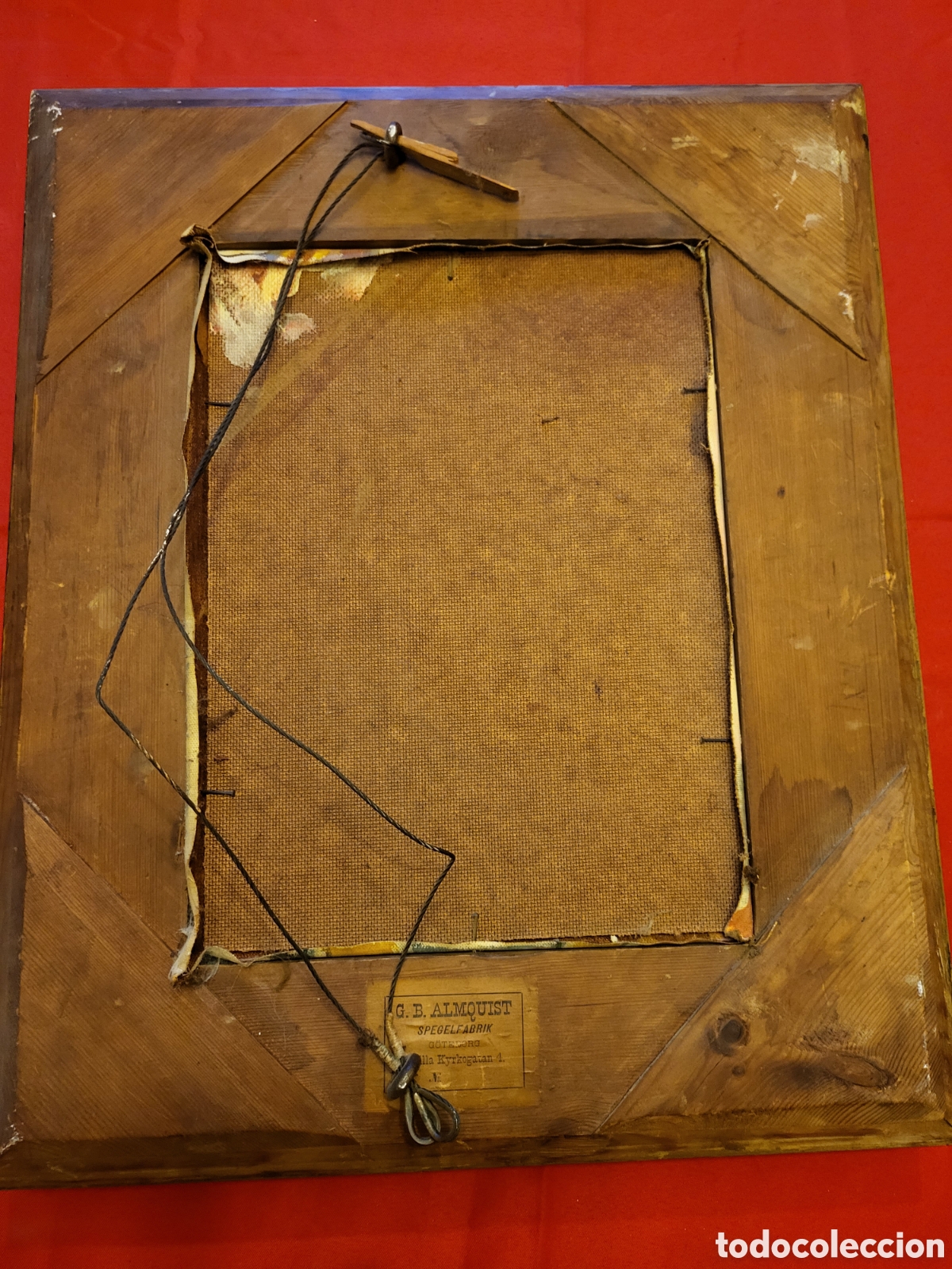 Otros objetos de arte: Marco antiguo de madera maciza - Foto 4