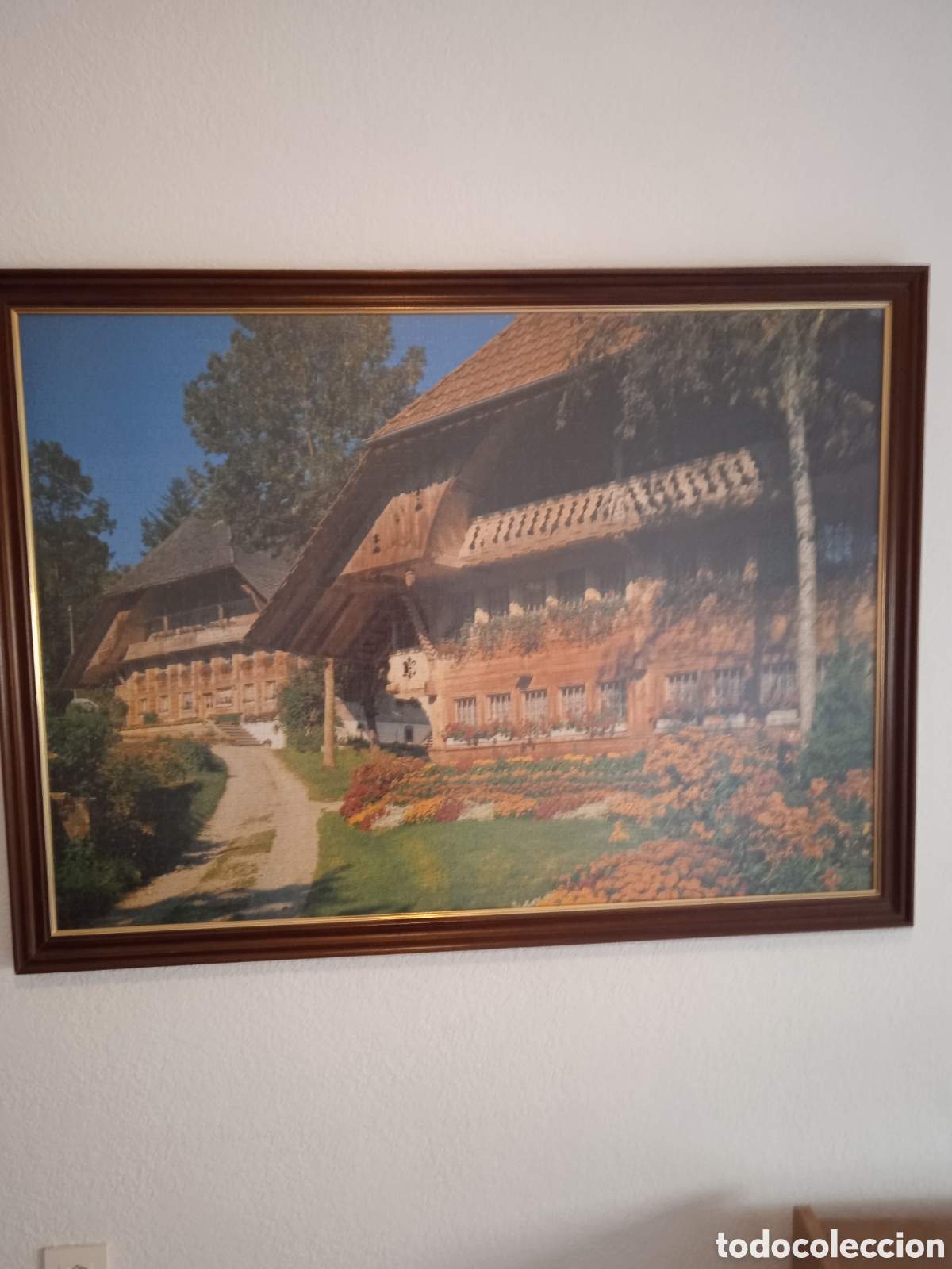 Otros objetos de arte: Gran cuadro hecho de puzle - Foto 1