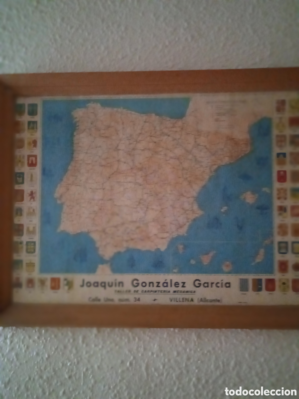 Otros objetos de arte: Bonito mapa antiguo - Foto 1