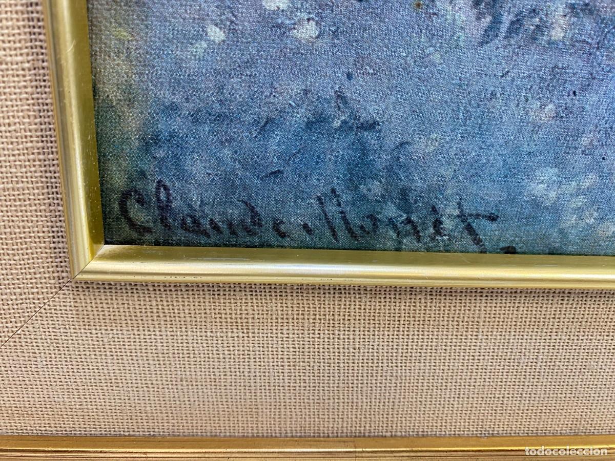 Otros objetos de arte: CUADRO LITOGRAF&Iacute;A COPIA &rdquo;LAS AMAPOLAS&rdquo; C. MONET - Foto 3