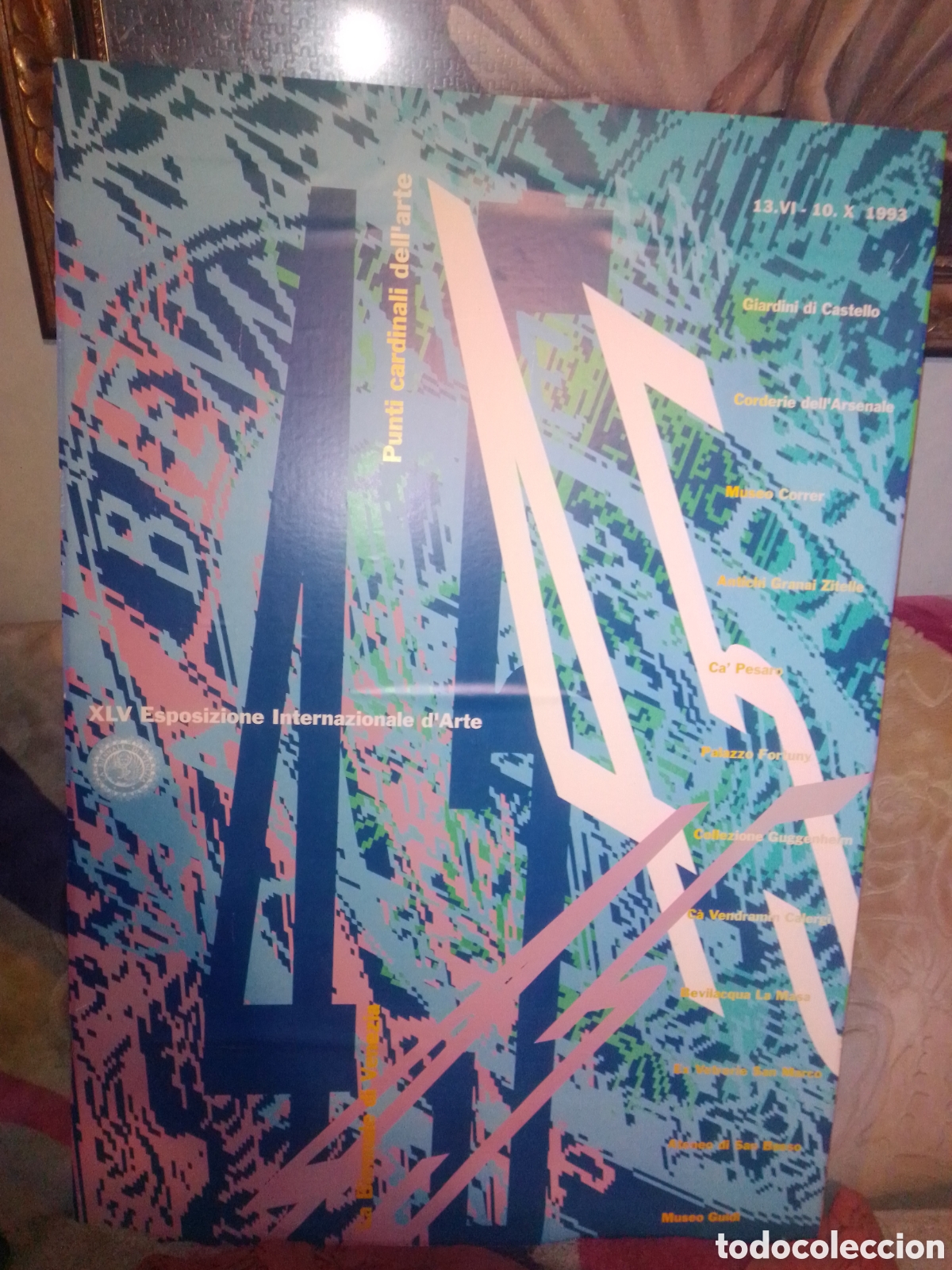 Otros objetos de arte: Poster Bienale de Venecia 1993 68x97cms - Foto 1