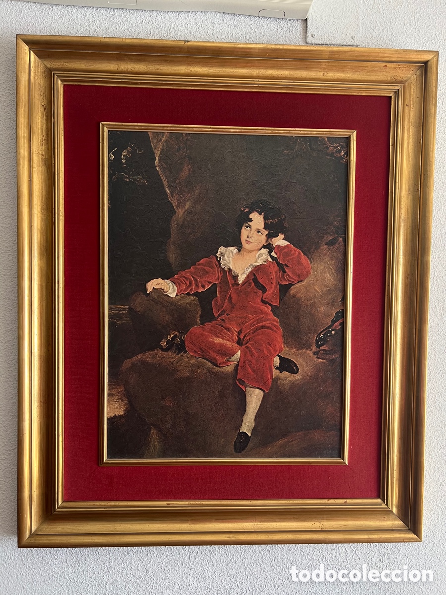 Otros objetos de arte: Replica El Chico Rojo de Thomas Lawrence - Foto 2