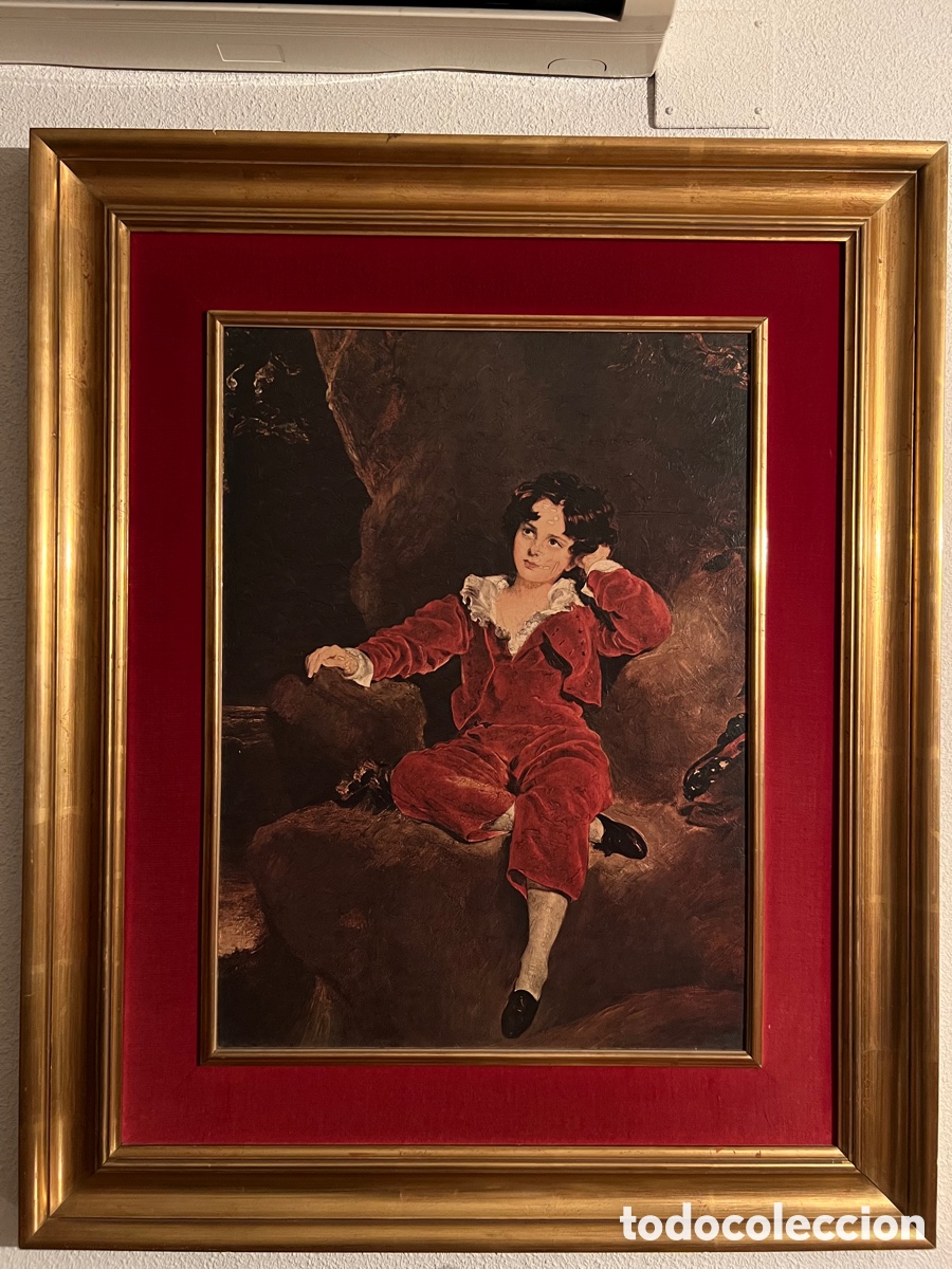 Otros objetos de arte: Replica El Chico Rojo de Thomas Lawrence - Foto 1