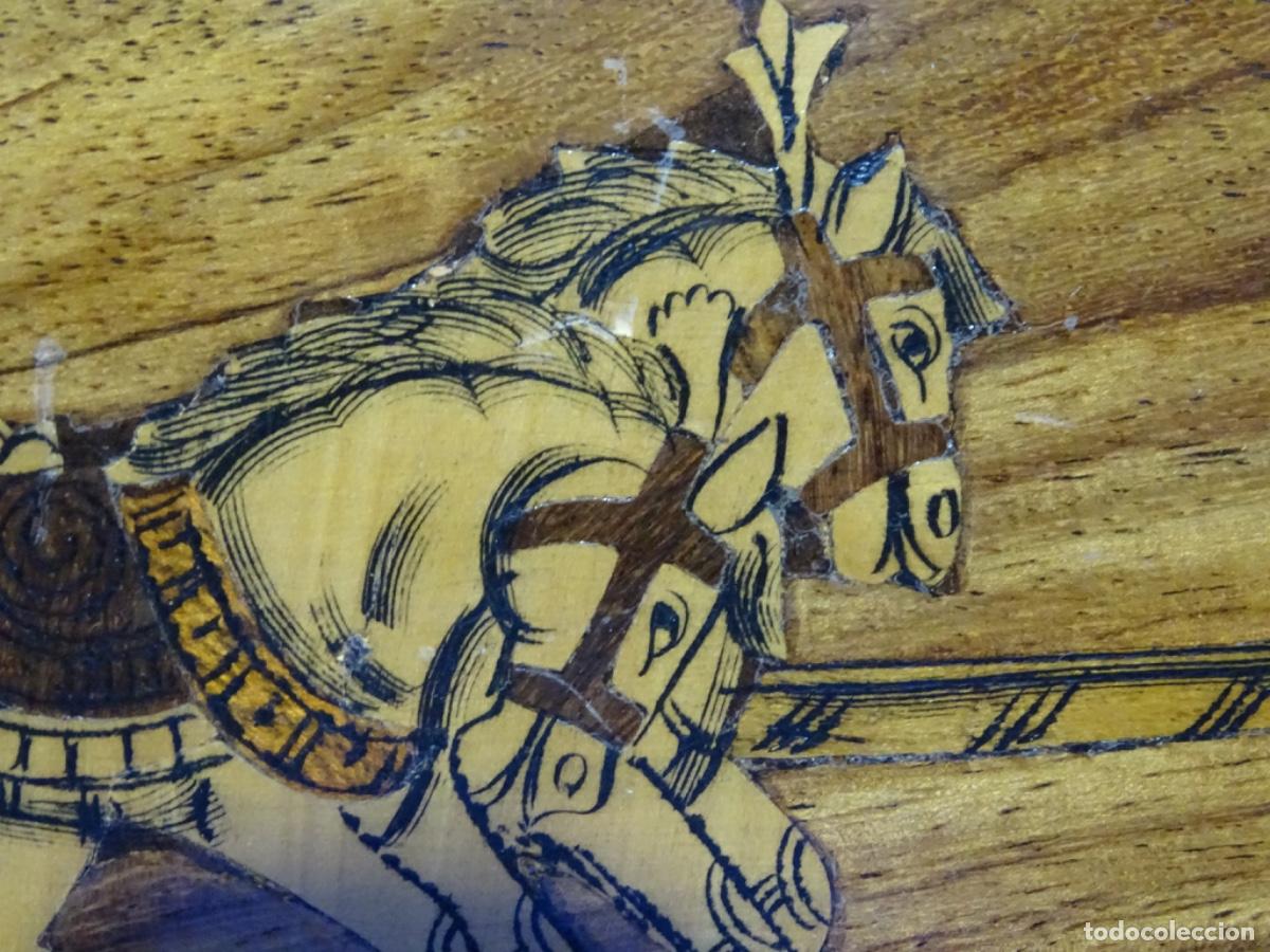 Otros objetos de arte: TABLA DE MADERA NO LE CON MARQUETERIA. ARTE ORIENTAL. - Foto 14