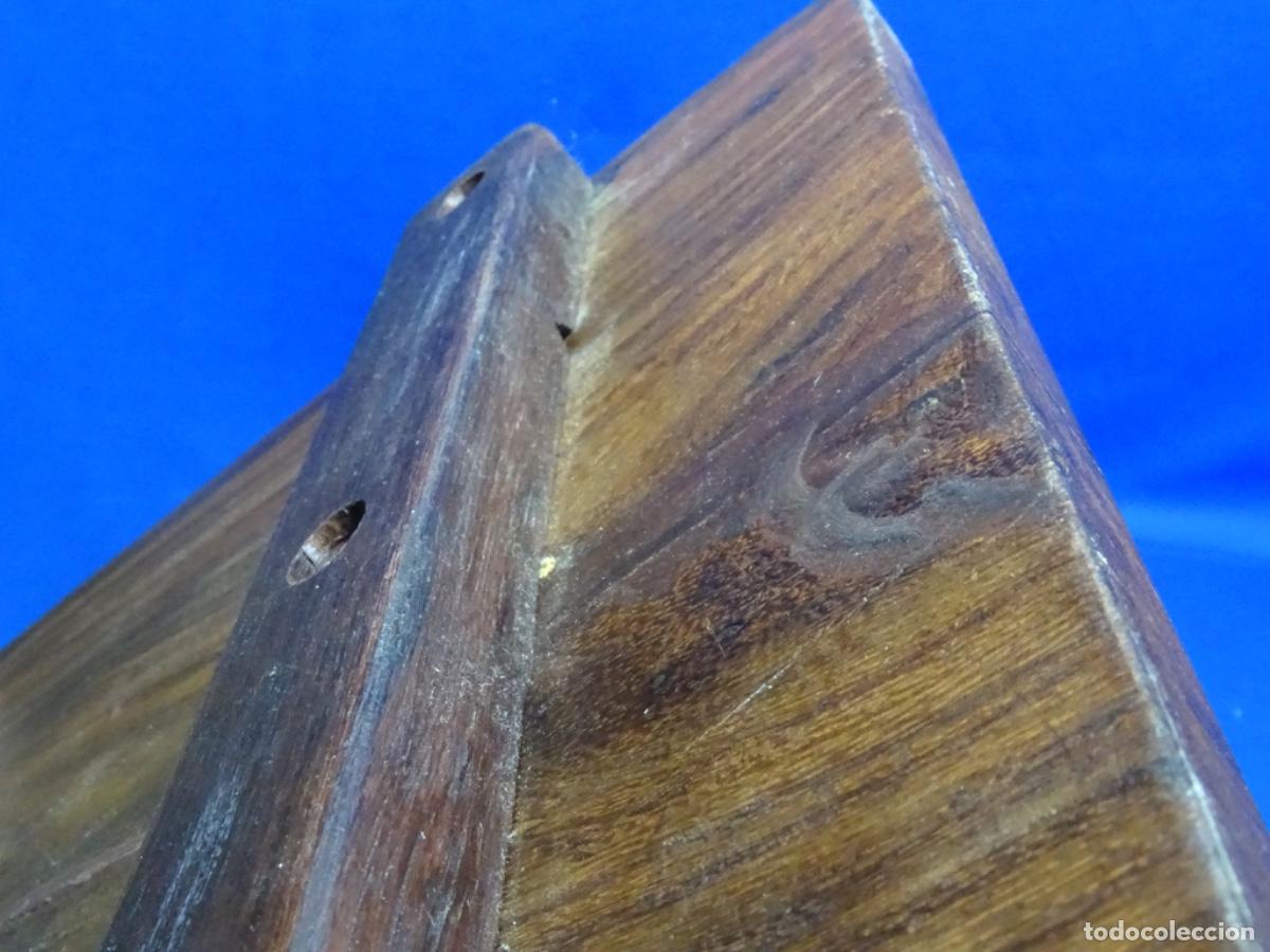 Otros objetos de arte: TABLA DE MADERA NO LE CON MARQUETERIA. ARTE ORIENTAL. - Foto 18