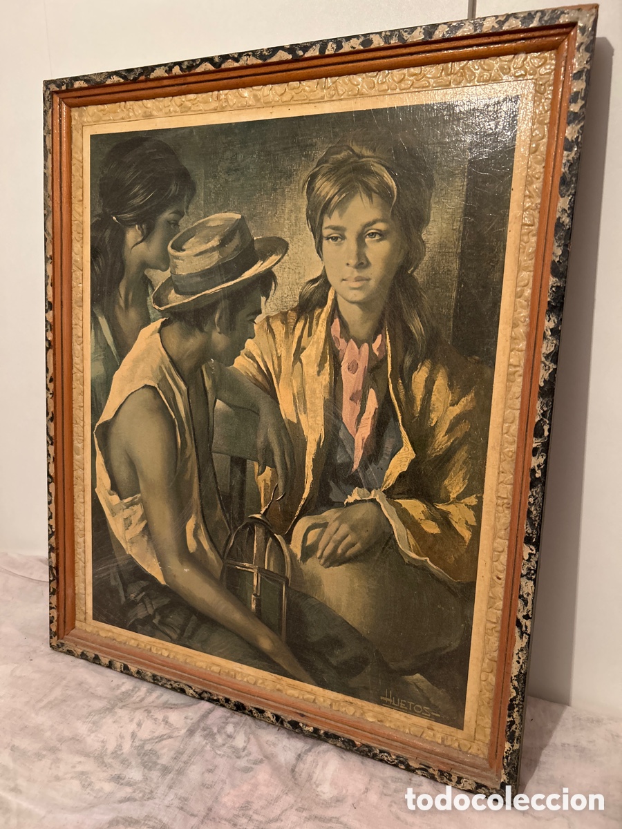 Otros objetos de arte: Cuadro huetos madera 62x52 - Foto 2
