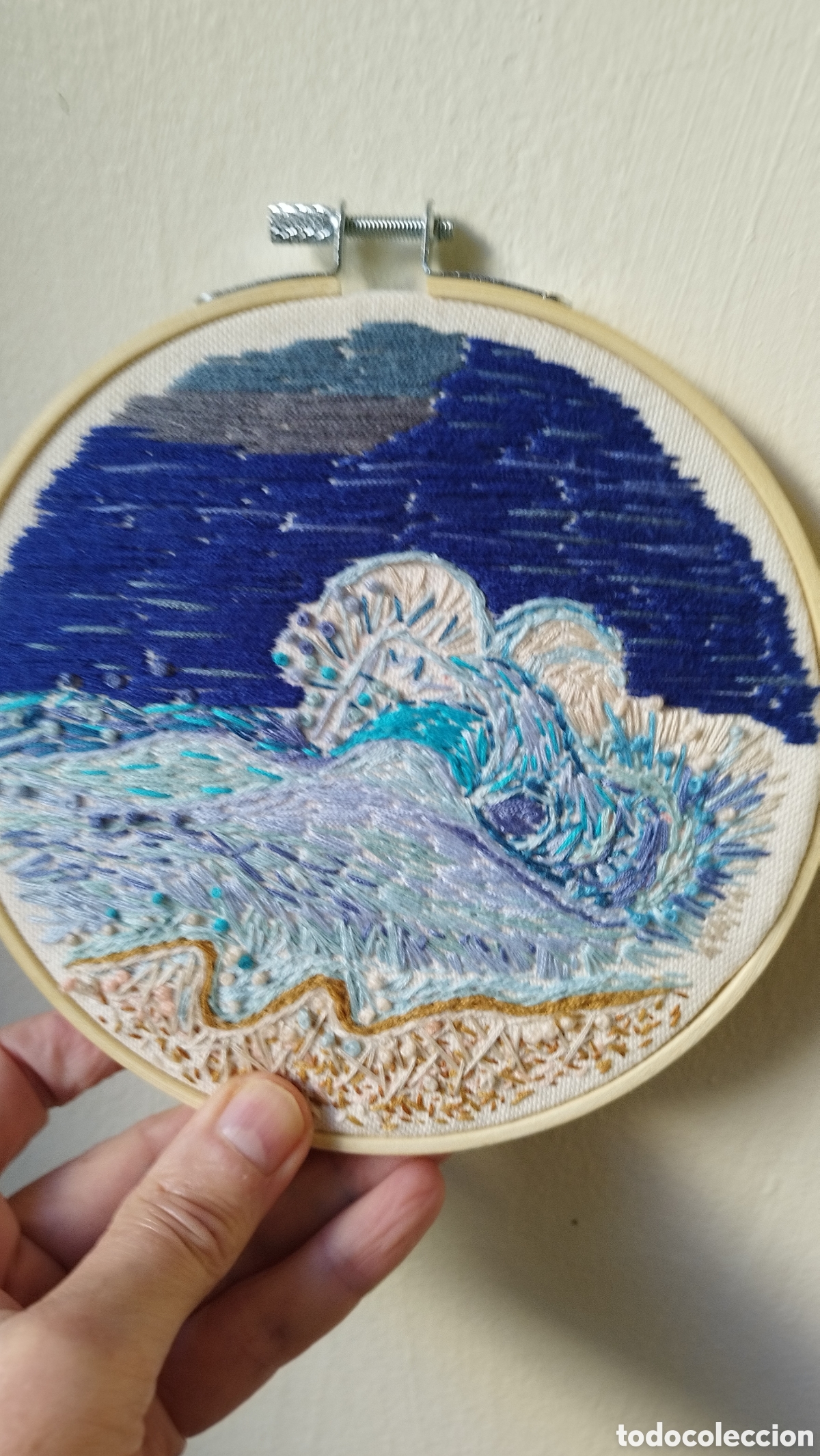 Otros objetos de arte: Bordado marino,hecho a mano - Foto 1