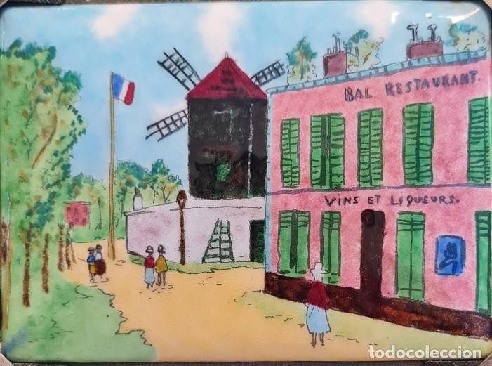 Otros objetos de arte: Pareja de esmaltes de Maurice Utrillo - Foto 2