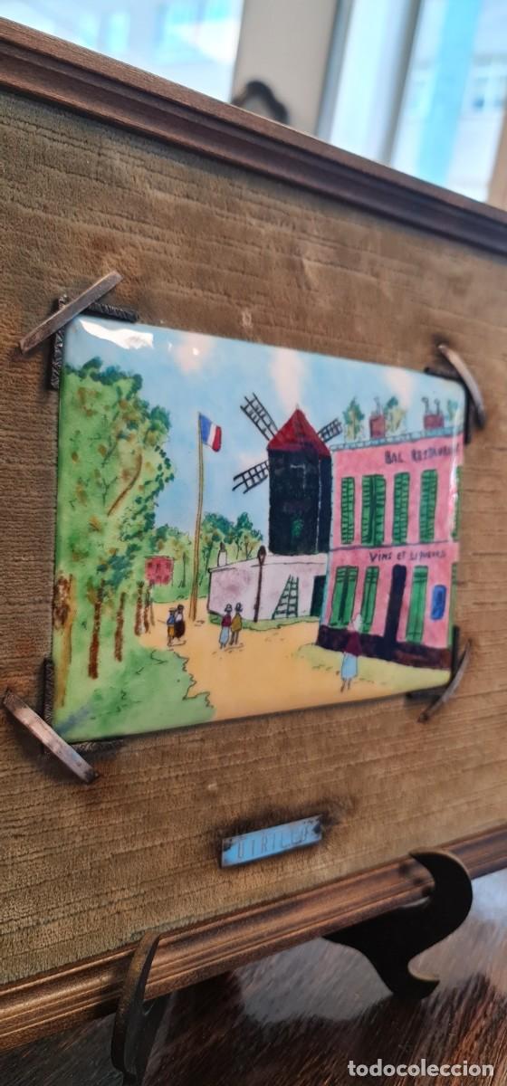 Otros objetos de arte: Pareja de esmaltes de Maurice Utrillo - Foto 3