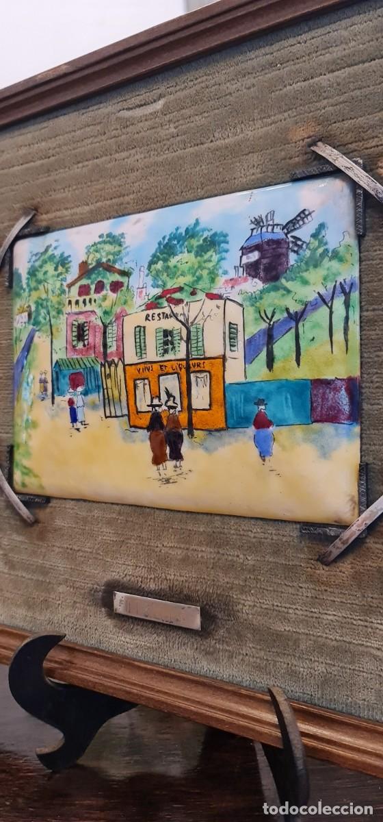 Otros objetos de arte: Pareja de esmaltes de Maurice Utrillo - Foto 7