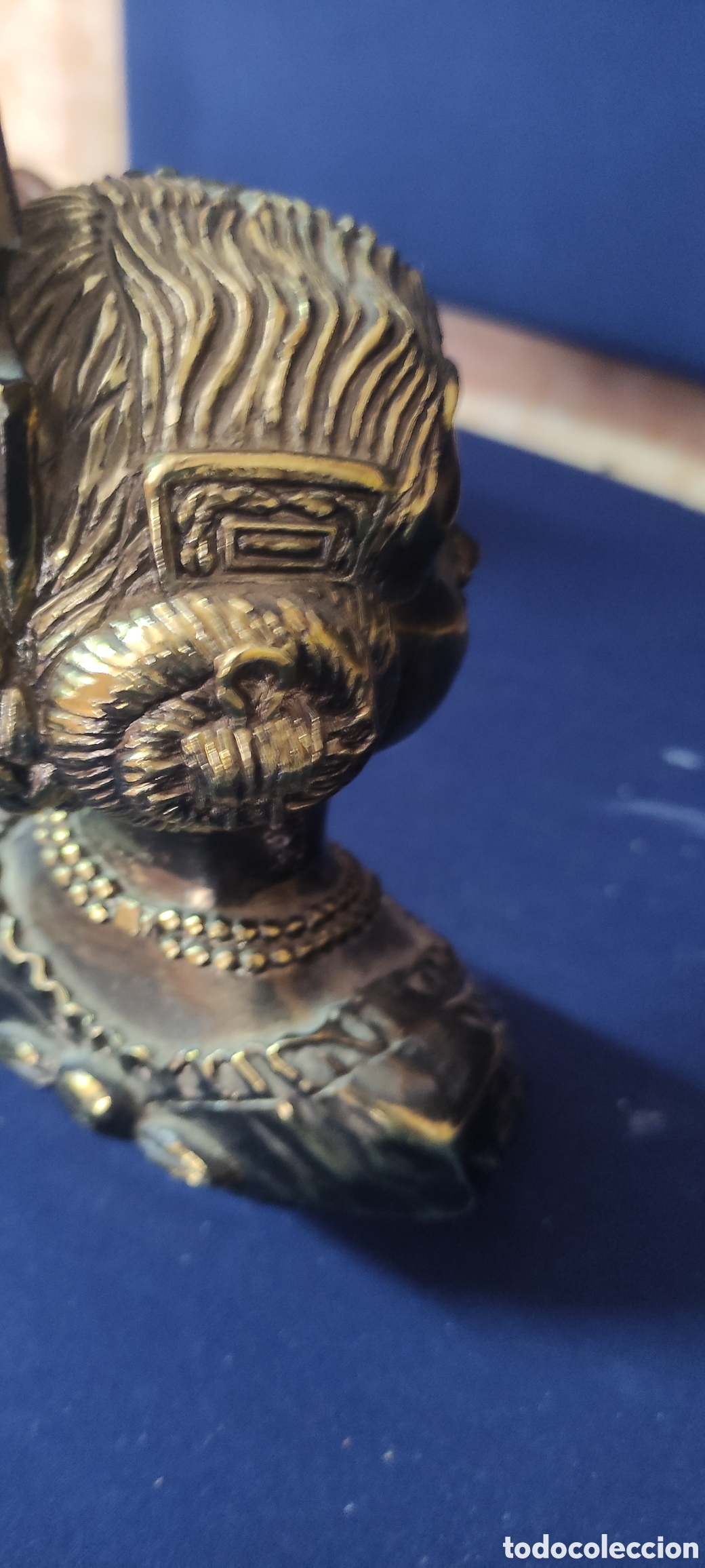 Otros objetos de arte: ANTIGUO BUSTO DE FALLERA - Foto 4