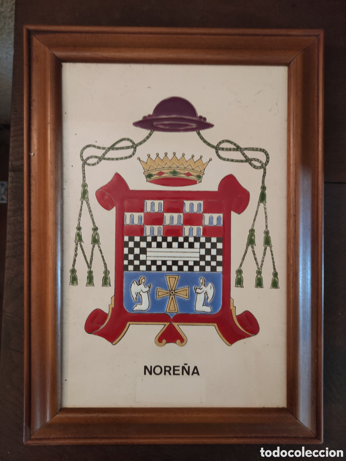 Otros objetos de arte: Escudo Nore&ntilde;a cer&aacute;mica - Foto 1