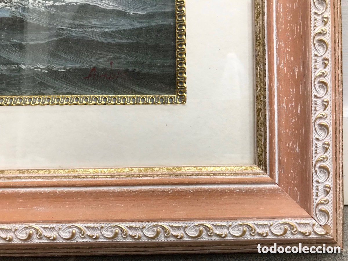 Otros objetos de arte: &ldquo;Clipper en Alta Mar&rdquo; AmBrose, S.XX - Foto 21